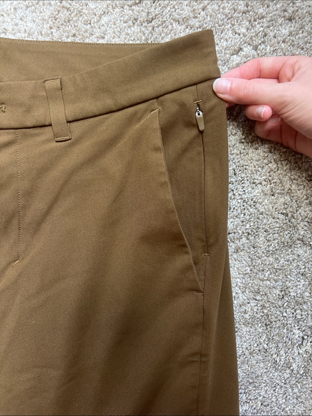 lululemon athletica Men's Chino Pants in Olive Brown - Picture 6 of 8